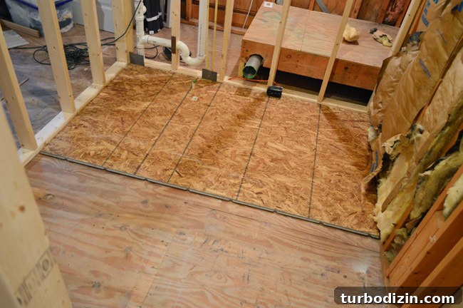 Subfloor installation