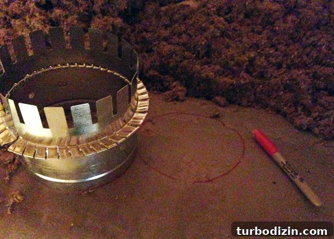 Marking HVAC trunk