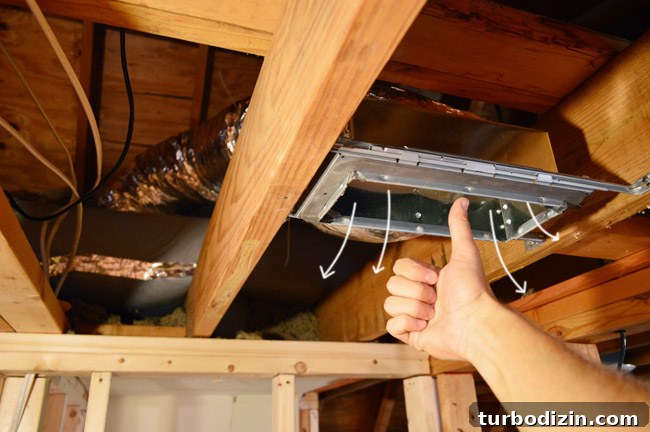 Test vent airflow