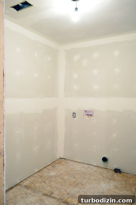 Drywall Taping, Mudding, and Sanding: Step-by-Step Guide 37 after of room when drywall tape mud and sanding is done