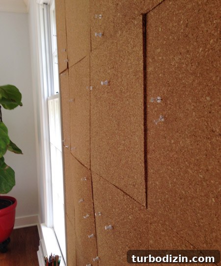 When Things Didn’t Go the Way I Expected: Lessons Learned 2 Cork tiles before fixing
