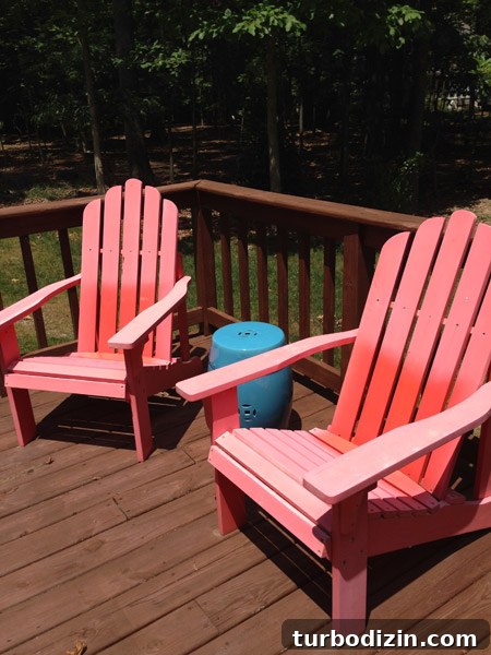 When Things Didn’t Go the Way I Expected: Lessons Learned 5 Faded red Adirondack chairs