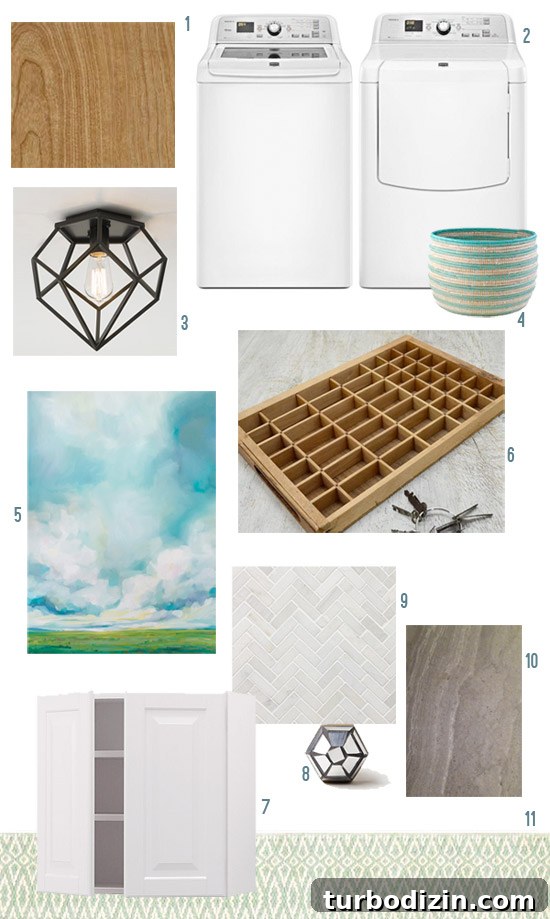 Mood board layout