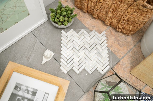 Swatches and samples in room