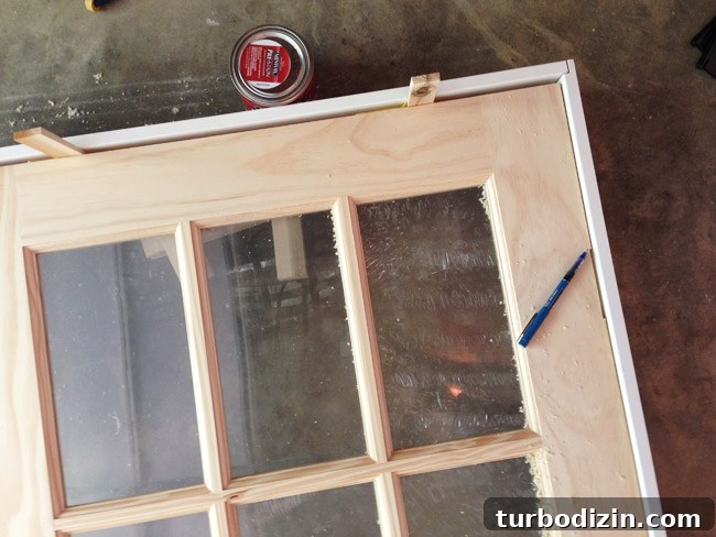 How to Hang a Door: Step-by-Step Guide for a Perfect Fit 25 Dry Fitting DIY Jamb Kit Around Glass Paneled Door Using Shims As Spacers