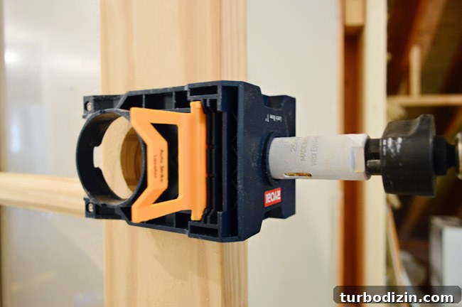 How to Hang a Door: Step-by-Step Guide for a Perfect Fit 31 Boring Hole Through Side Of Door Using Knob Template Kit