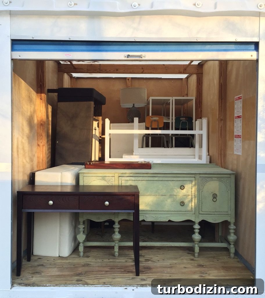 How to Refinish Hardwood Floors: Step-by-Step Guide 16 Furniture Stacked In Storage Unit During Floor Refinishing