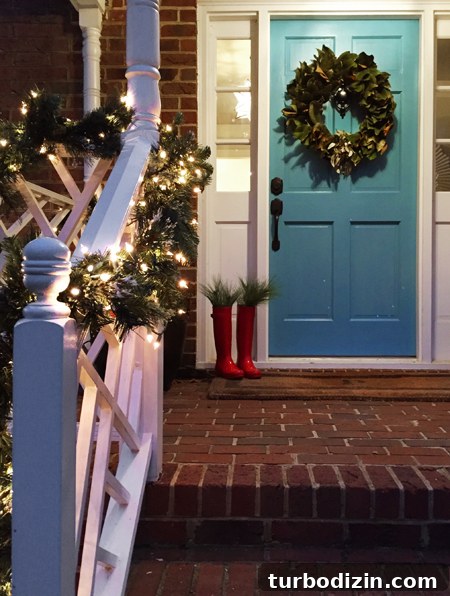 Affordable Holiday Decorating Ideas for a Festive Home 12 Tree-Front-Porch
