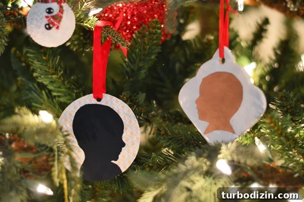 Affordable Holiday Decorating Ideas for a Festive Home 6 Tree-Silhouette-Ornaments