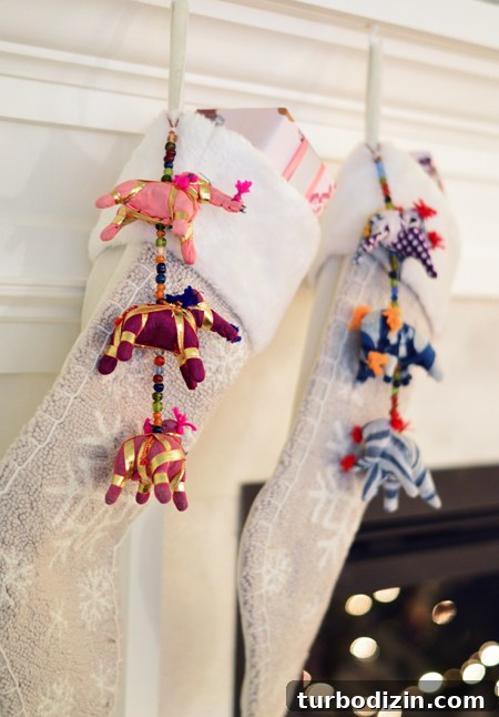 Affordable Holiday Decorating Ideas for a Festive Home 8 Tree-Stocking-Detail