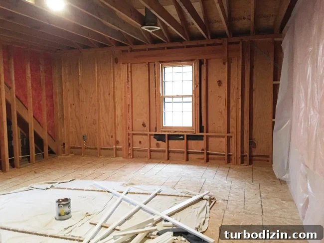 How We Finished the Bonus Room Over Our Garage: Step-by-Step Guide 6 Playroom-Single-Window