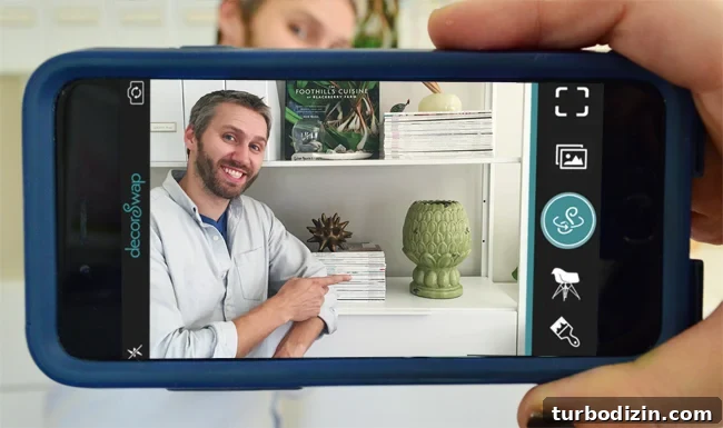 Switching Things Up: Fresh Ideas to Change Your Routine 5 Decor-Swap-app-1-taking-a-picture