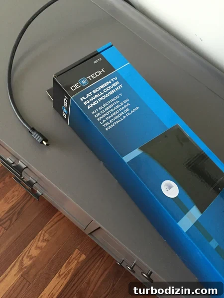 Hide TV Wires in the Wall: Step-by-Step Guide for Clean Installation 7 How-To-Hide-TV-Wires-In-Wall-Cord-Sytem-Box
