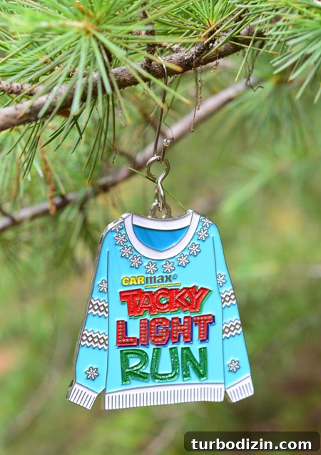 Turn Race Medals Into Unique Christmas Ornaments 8 race medal ornament hung with hook instead of ribbon