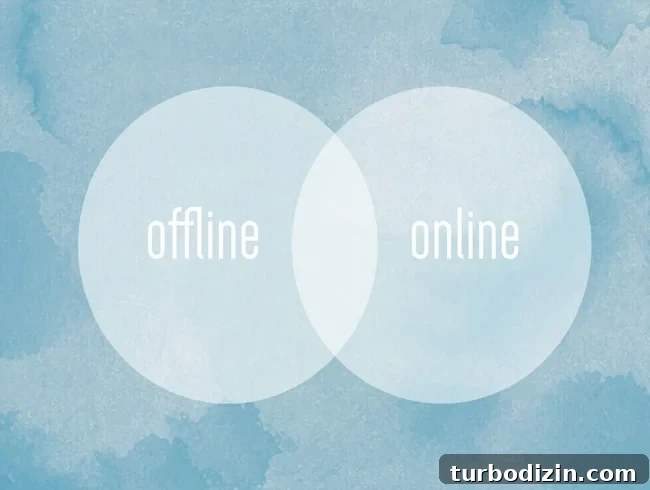 What Quitting Our Blog Taught Us About Growth and Focus 5 ep14-Offline-Online-Venn-Apart