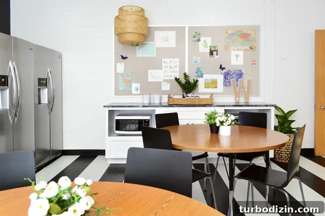 Teacher Lounge Makeover Ideas to Boost Comfort and Productivity 5 Teachers-Lounge-Bulletin-Board-Wall-Wide