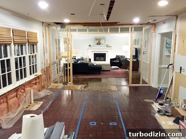 kitchen-demo-framed-opening