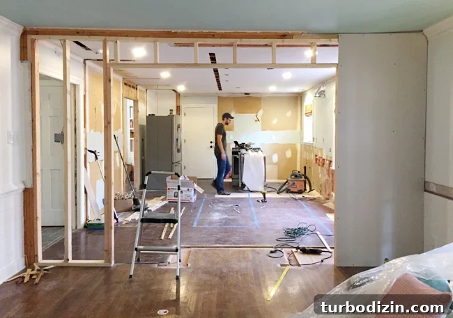 kitchen-demo-drywall-going-up