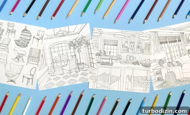 Grace Bonney on Design, Blogging, and Female Entrepreneurs 2 color-at-home-interior-decor-adult-coloring-book