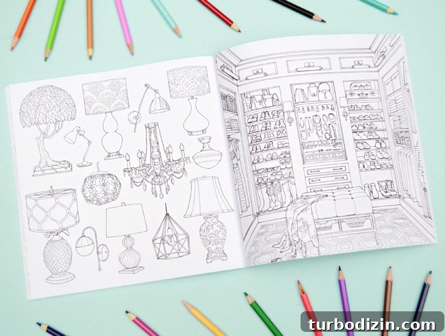 Inside the Studio: How a Coloring Book Is Created 15 color-at-home-coloring-book-lighting-collection-closet-alt