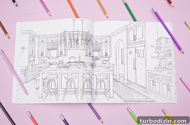 Inside the Studio: How a Coloring Book Is Created 18 color-at-home-coloring-book-luxury-kitchen-alt