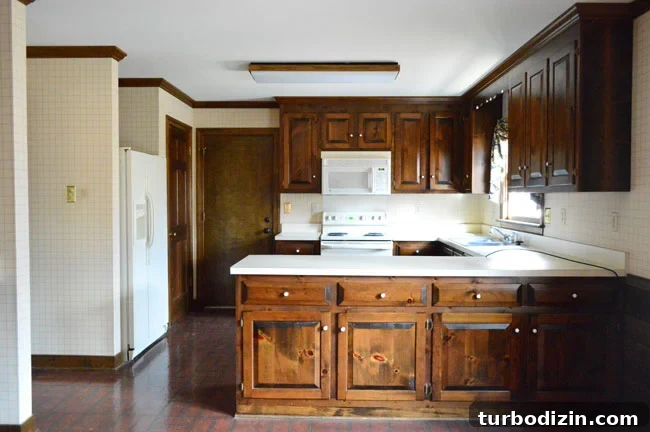 kitchen-before-straight-at-garage-door