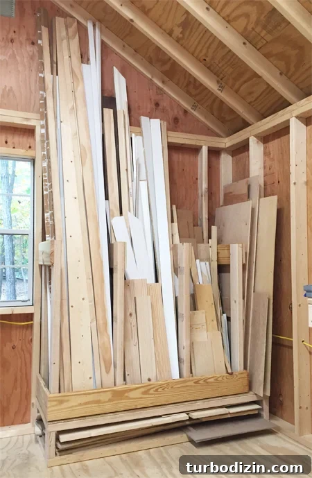 Kitchen Renovation in Under a Week: Fast Remodel Tips & Timeline 2 ep24-scrap-lumber-organizer