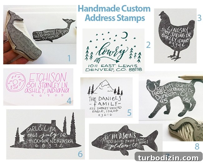 handmadecustomaddressstampsetsy