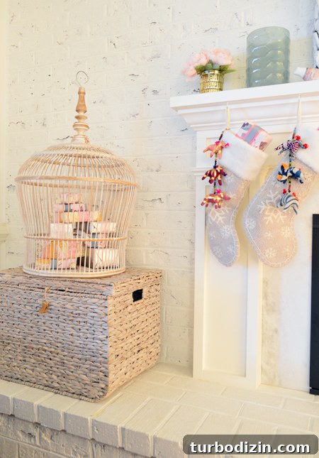 Holiday Home Tour: Step Inside Our Festive Christmas Tree Display 7 ep27-presents-in-cage