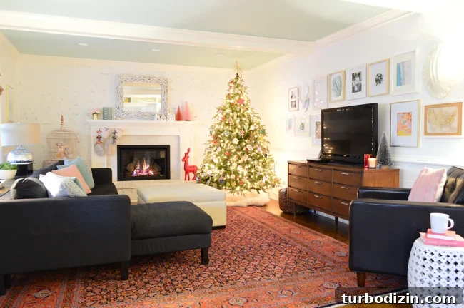 Holiday Home Tour: Step Inside Our Festive Christmas Tree Display 8 xmas-decor-living-full-angle