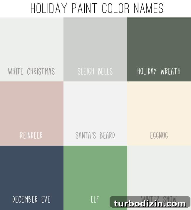 Holiday paint inspiration