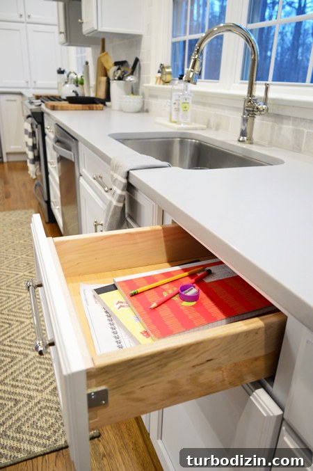 How Minimalism Nearly Stole Our Christmas: A Family Story 3 homework drawer