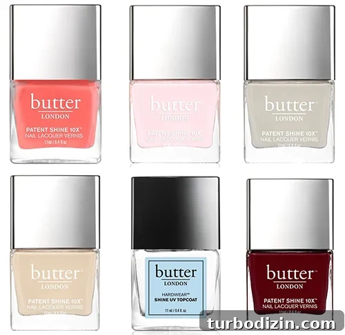 Butter London nail polish shades
