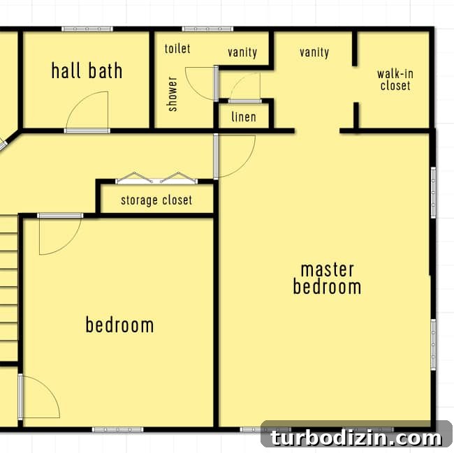 What We Don’t Show You at Home: 32 Private Household Items 3 Bathroom floor plan