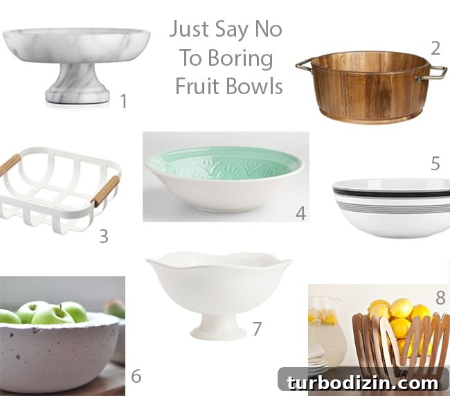 Episode 35: What to Do When a Loved One Gives You Something You Don't Want 4 Favorite fruit bowls collage