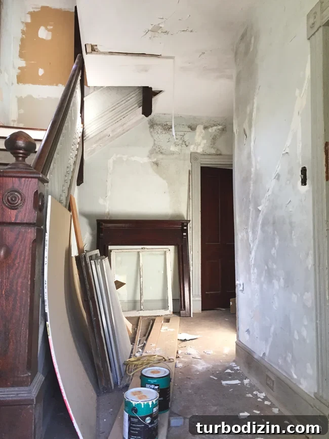 Beach House Renovation: Stripping to the Studs Guide 3 Open studs and framing after demo