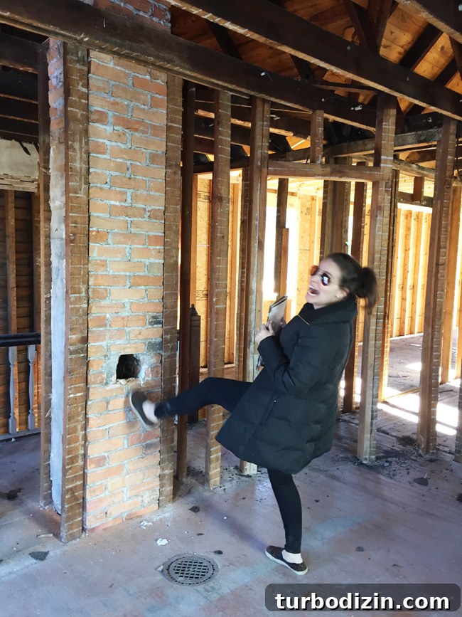 Beach House Renovation: Stripping to the Studs Guide 7 Funny blurred outtake