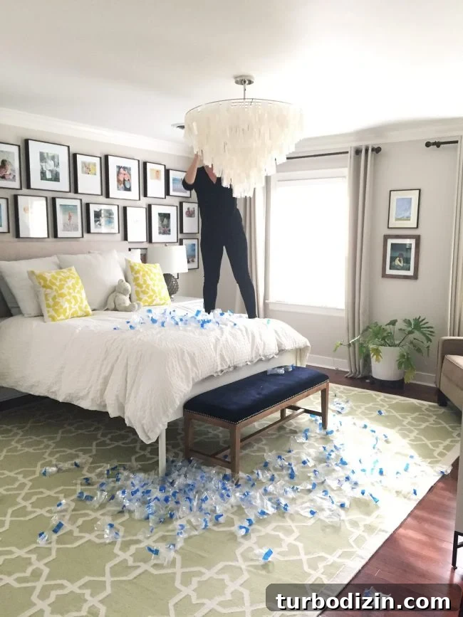 Bedroom Refresh: Installing a Chandelier and New Bed for Style 9 img 81667 8