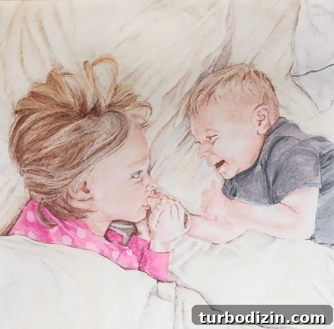 Personalized Kids Portraits: Custom Drawings & Keepsakes 4 Close-up of pastel portrait details