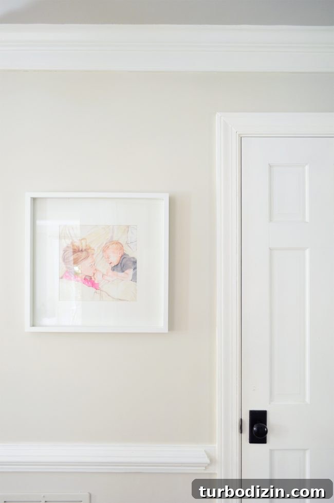 Personalized Kids Portraits: Custom Drawings & Keepsakes 5 Framed pastel portrait in foyer