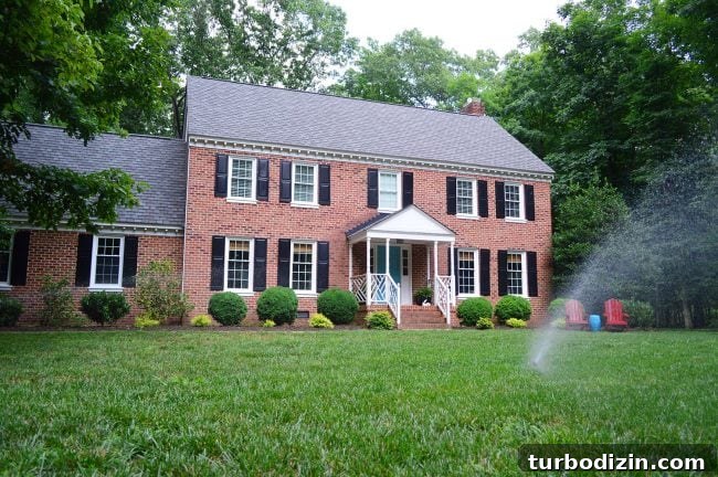 how to install irrigation system in front yard