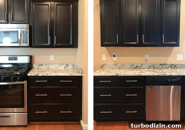 Install a Subway Tile Kitchen Backsplash for $200 DIY Guide 4 before photos of kitchen without a tile backsplash