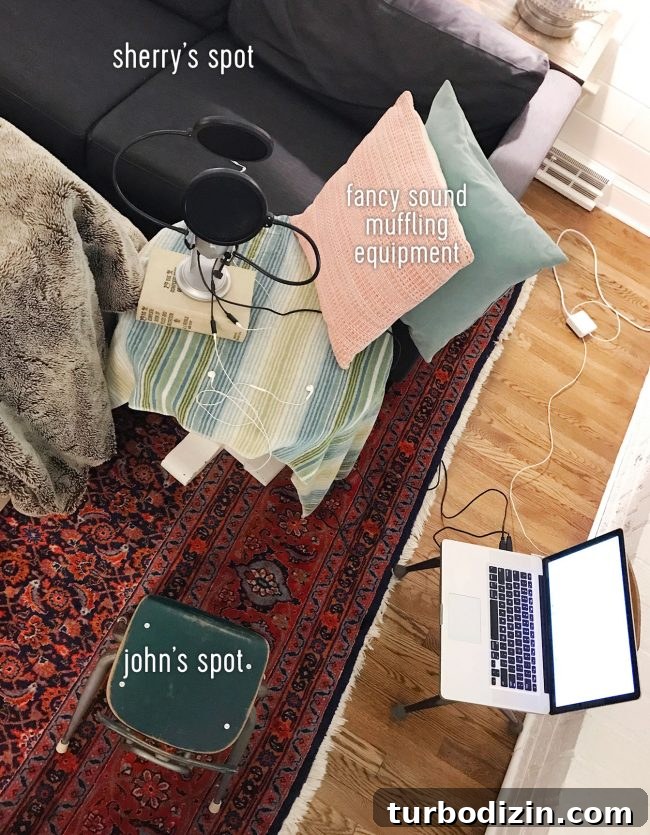 Podcast set-up
