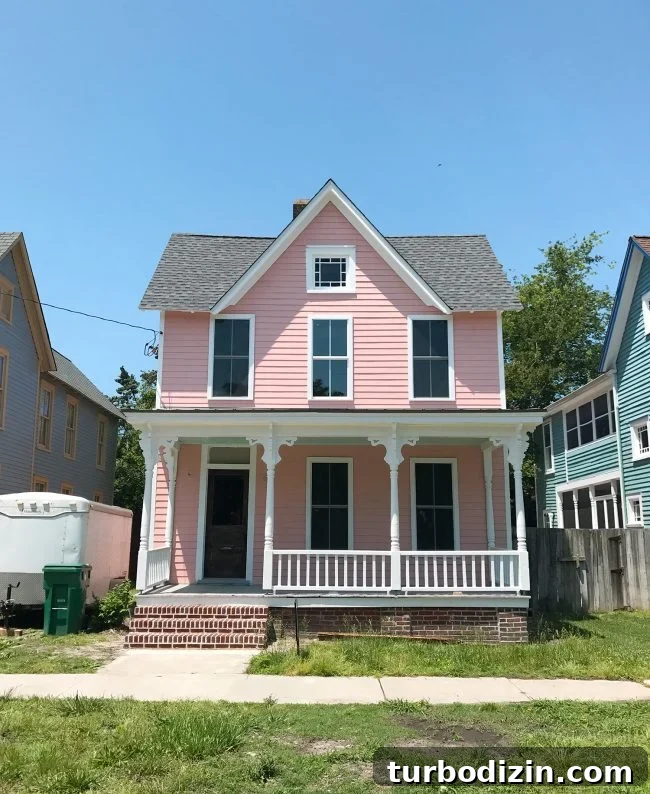 Vintage Pink Stove Ideas for Your Beach House Kitchen 8 Exterior of beach house