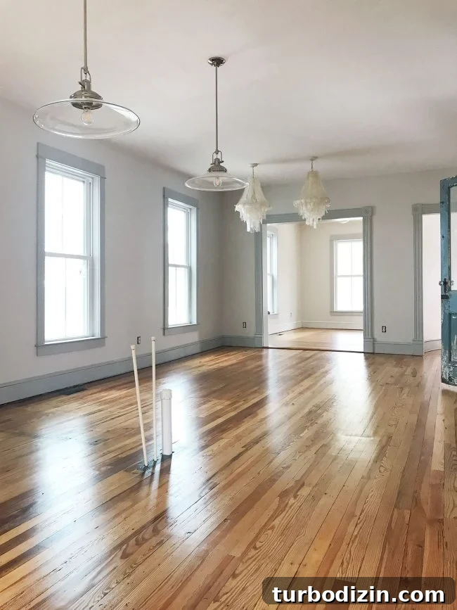 Heart Pine Floor Refinishing: Before and After Transformations 2 refinished pine flooring beach house renovation kitchen