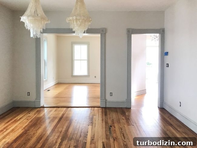Heart Pine Floor Refinishing: Before and After Transformations 6 refinished pine floors dining room