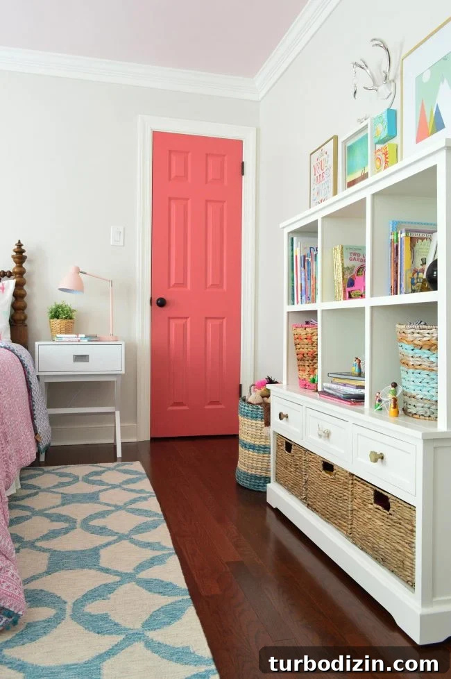 girls bedroom bookshelf toy chest storage