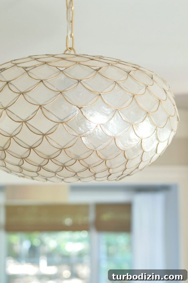 Foyer Refresh: New Lighting and Furniture Ideas to Transform Your Entryway 5 serena and lily gold capiz chandelier