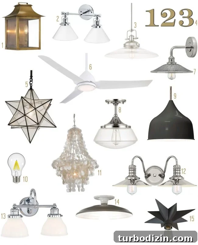 Beach House Furnished: What’s Included and How to Rent It 17 vintage rustic lighting mood board