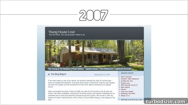 Old site design